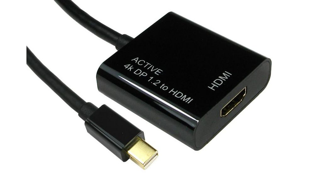 Adapter, Male Mini DisplayPort to Female HDMI