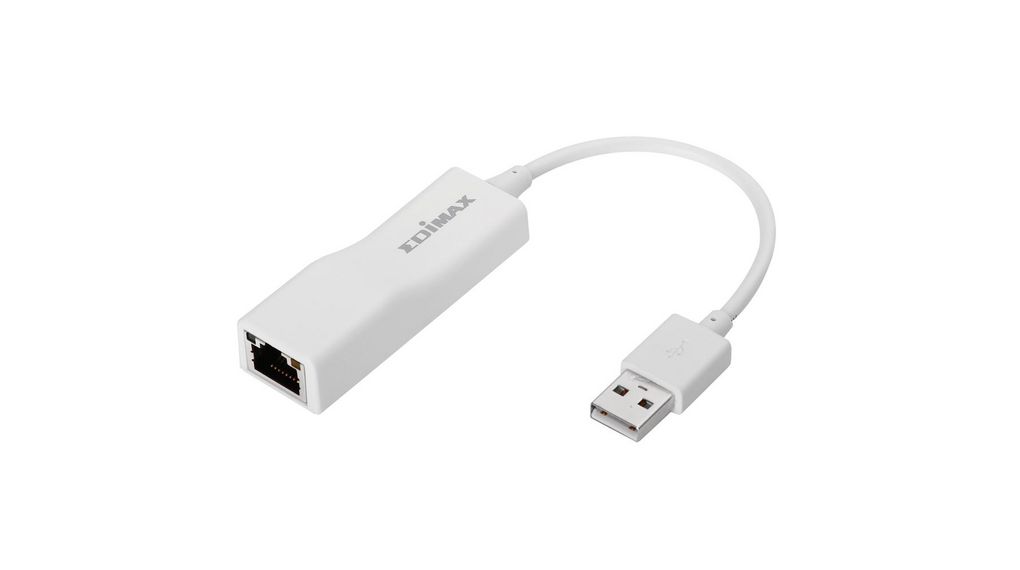 Edimax Port USB Ethernet Adapter USB 2.0 USB A to RJ45 100Mbit/s Network Speed
