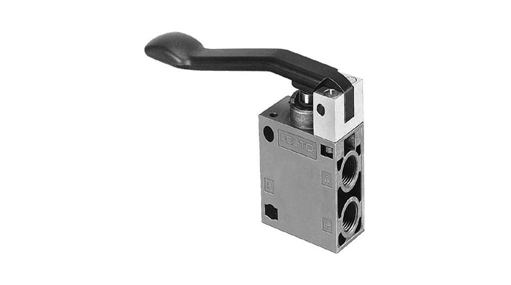 Festo Lever 3/2 Way Valve, Monostable Pneumatic Manual Control Valve TH Series, G 1/4, G 1/4, 8983