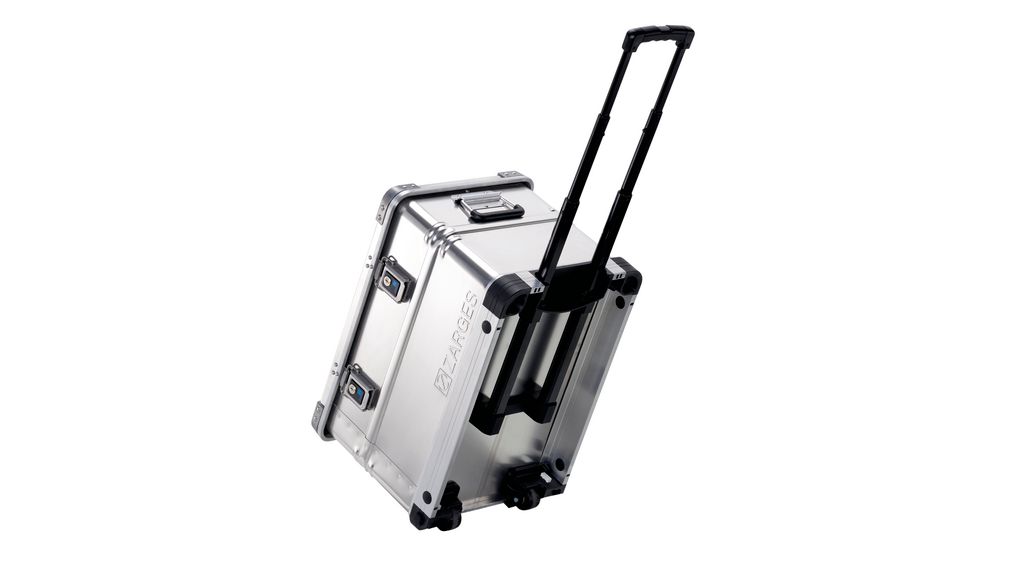 Transportdoos, 600x400x385mm, 25kg, Aluminium, Zilver