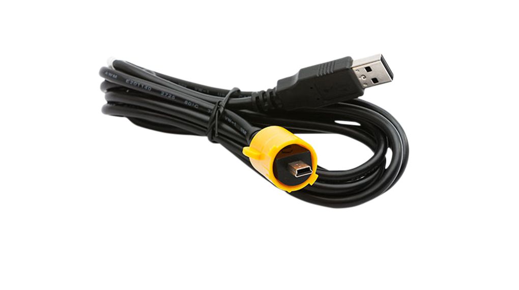 Cable, USB-A Plug - USB Mini-B, 1.8m, Compatibility QLN220/QLN320/QLN420/ZQ610/ZQ610HC/ZQ620/ZQ620HC/ZQ630