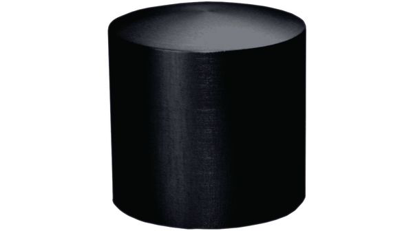 Aluminium Knob 19mm Black Aluminium Switches
