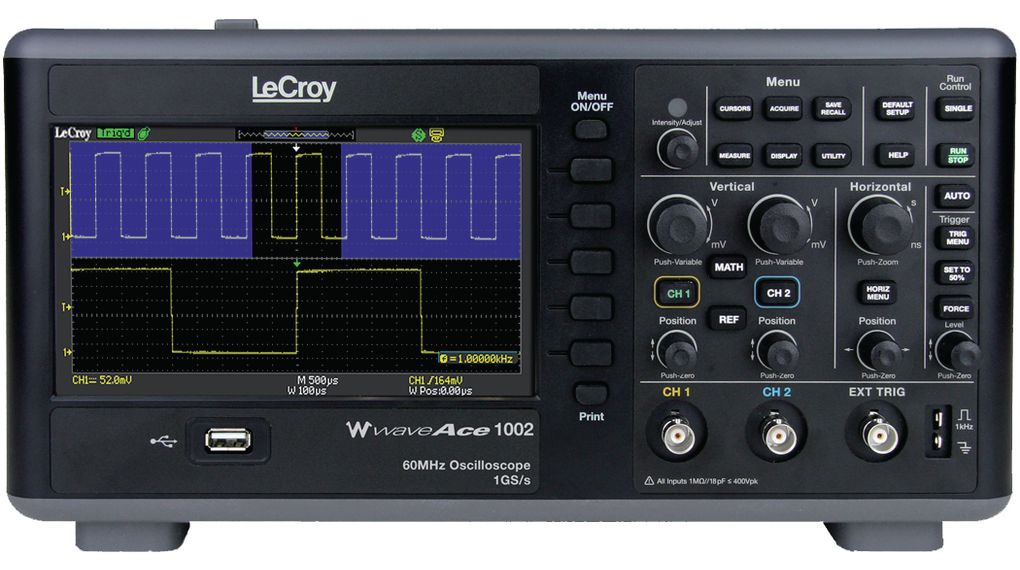 Oscilloscope WaveAce 1000x 60MHz 1GSPS USB