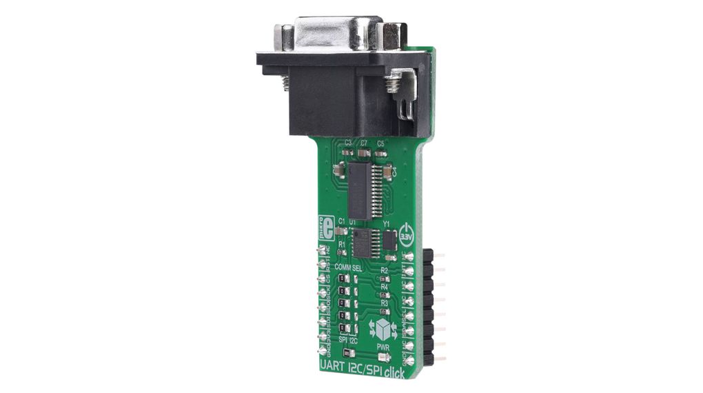 MIKROE-3349 | Mikroelektronika UART I2C/SPI Click Serial Interface ...