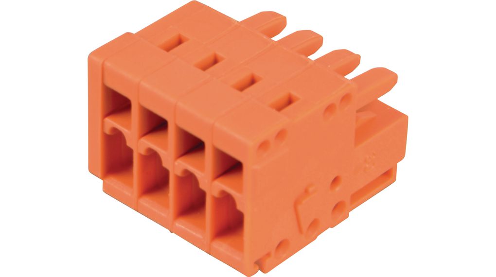 Pluggable Terminal Block, Straight, 3.81mm Pitch, 4 Poles