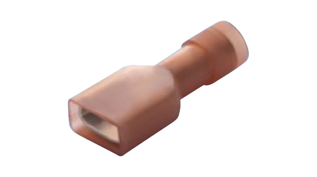 Spade Connector, Insulated, 2.8mm, 0.5 ... 1.5mm², Socket, Pack of 100 pieces