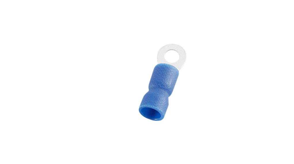 Ring Terminal, Partially Insulated, 1.5 ... 2.5mm², #4, Pack of 100 pieces