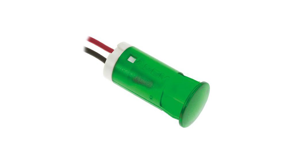 LED IndicatorWires Fixed Green AC 220V