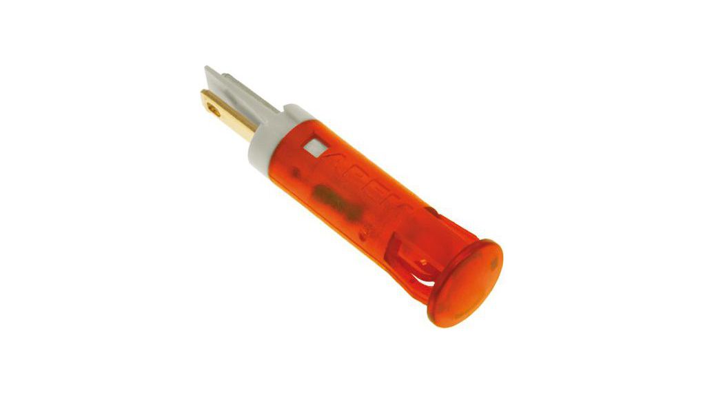 LED IndicatorSoldering Lugs Fixed Orange AC 220V