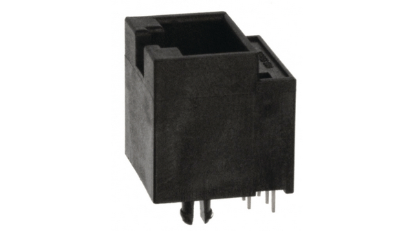 Modular Connector, Jack, RJ45, CAT3, Straight, Positions - 8, Contacts - 8, Unshielded, Pack of 5 pieces
