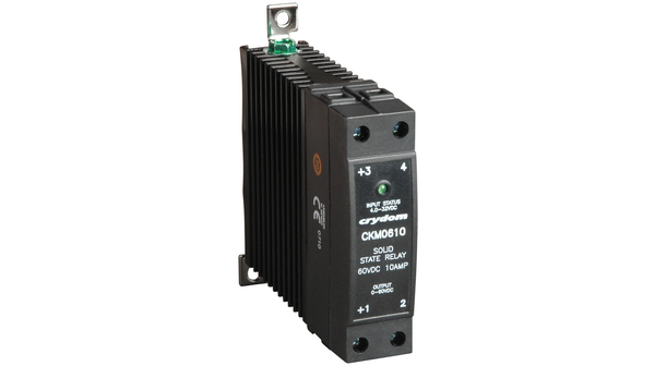 Solid State Relay, CKM, 1NO, 10A, 60V, Clamp Terminal