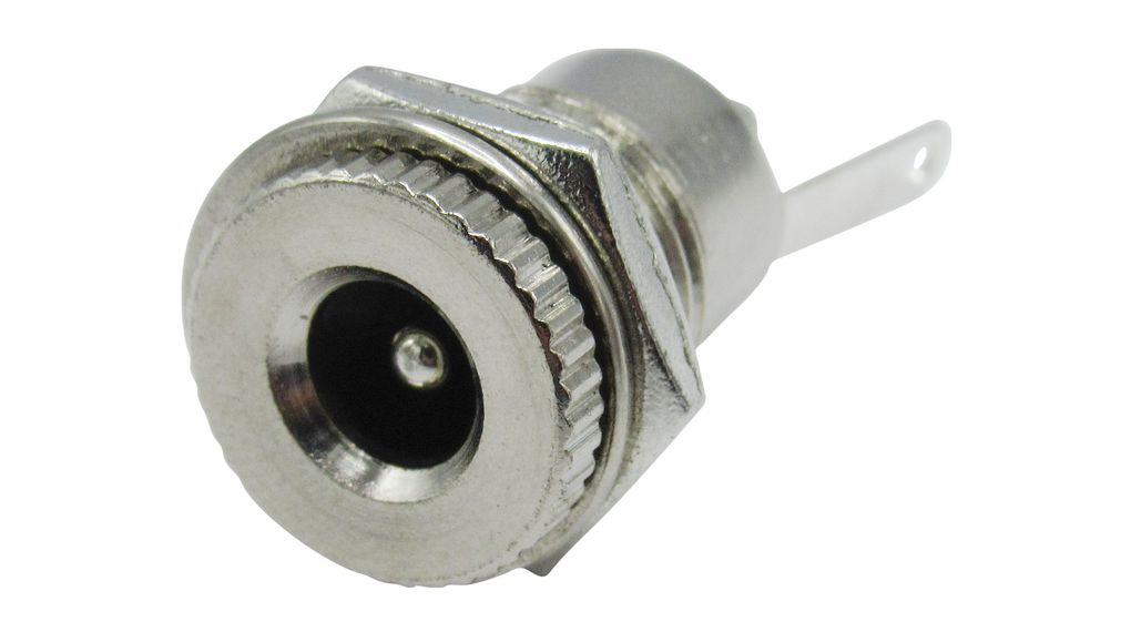 DC Power Connector, Socket, Straight, 2.1x5.5x10mm
