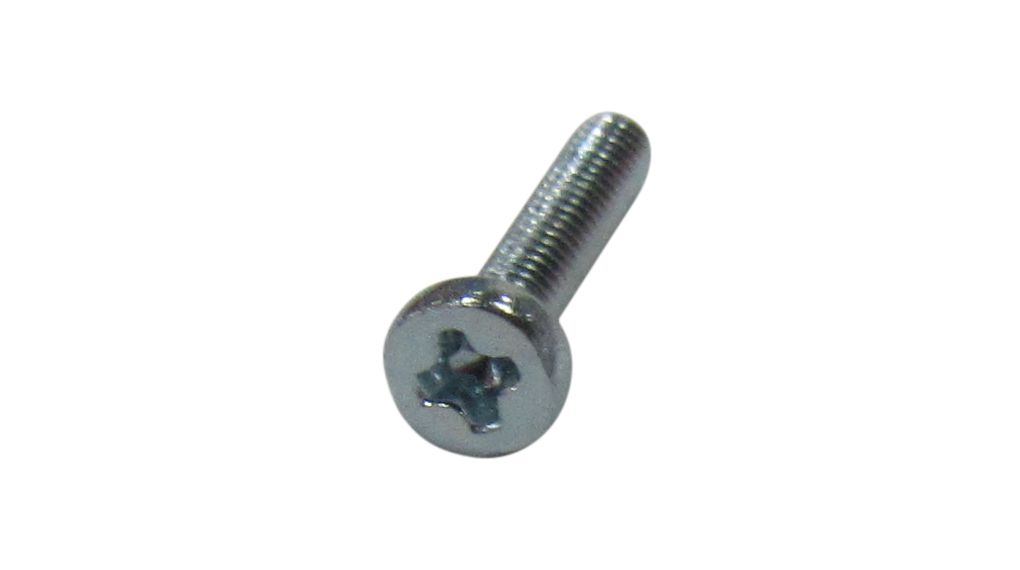 Cilindrische kruiskopschroef, Machine / Pan Head, Phillips, PH2, M4, 12mm, 200 ST