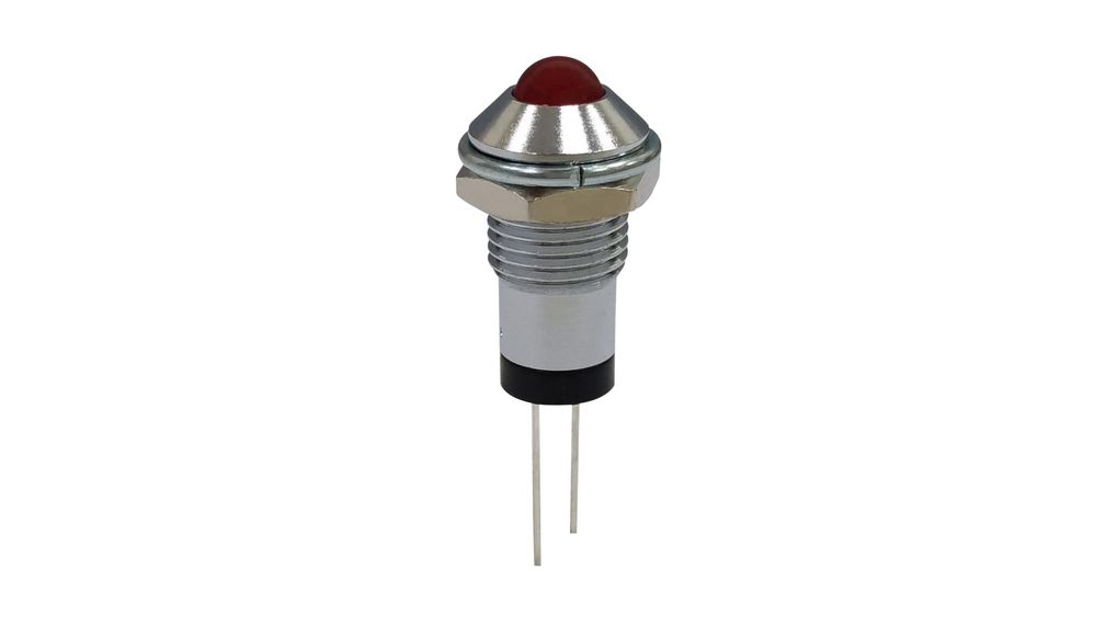LED IndicatorPCB Pins Fixed Red DC 2.1V