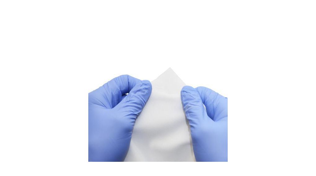 Pyyhkeet sileää neulosta, 230 x 230mm, ISO 5 / ISO 4 / ISO 6, 150 kappaleen pakkaus