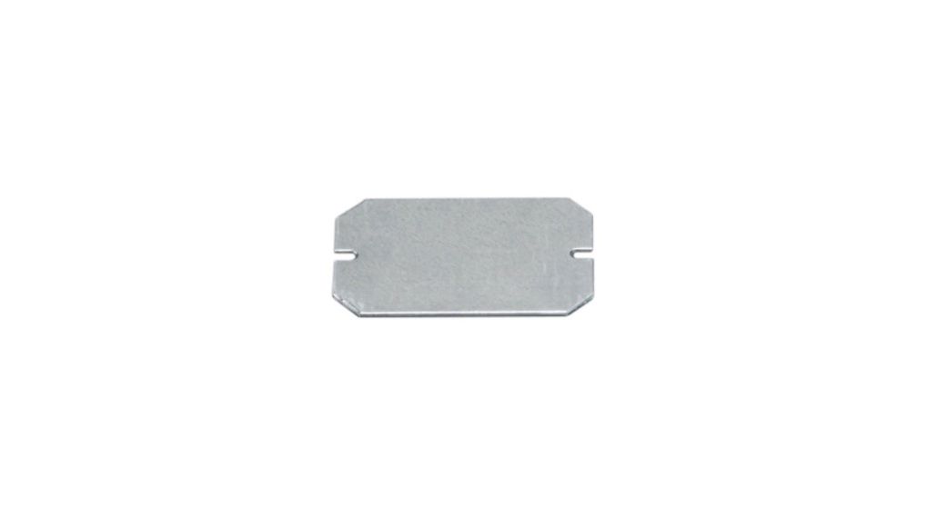Mounting Plate for PICCOLO Enclosures, 110 x 54mm, Galvanised Steel