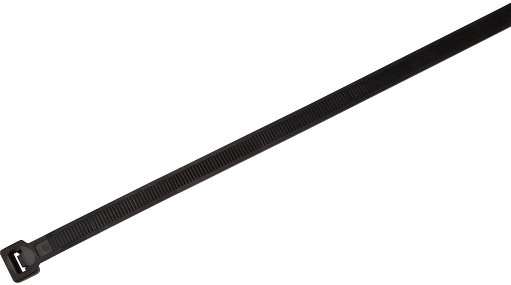 Cable Tie 380 x 4.5mm, Polyamide 6.6, 220N, Black, Pack of 100 pieces