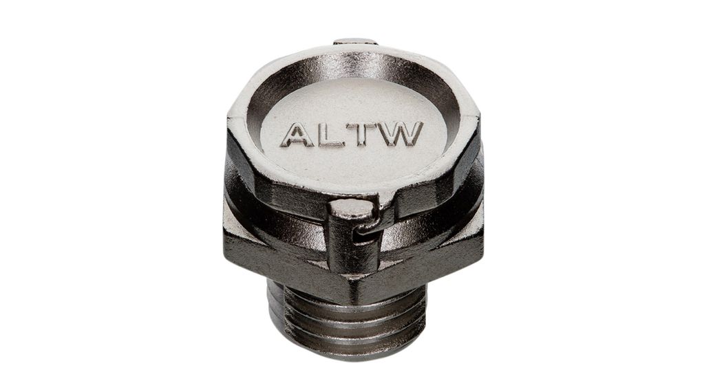 Pressure Relief Vent, Zinc Alloy, 18.7mm, M12, IP68