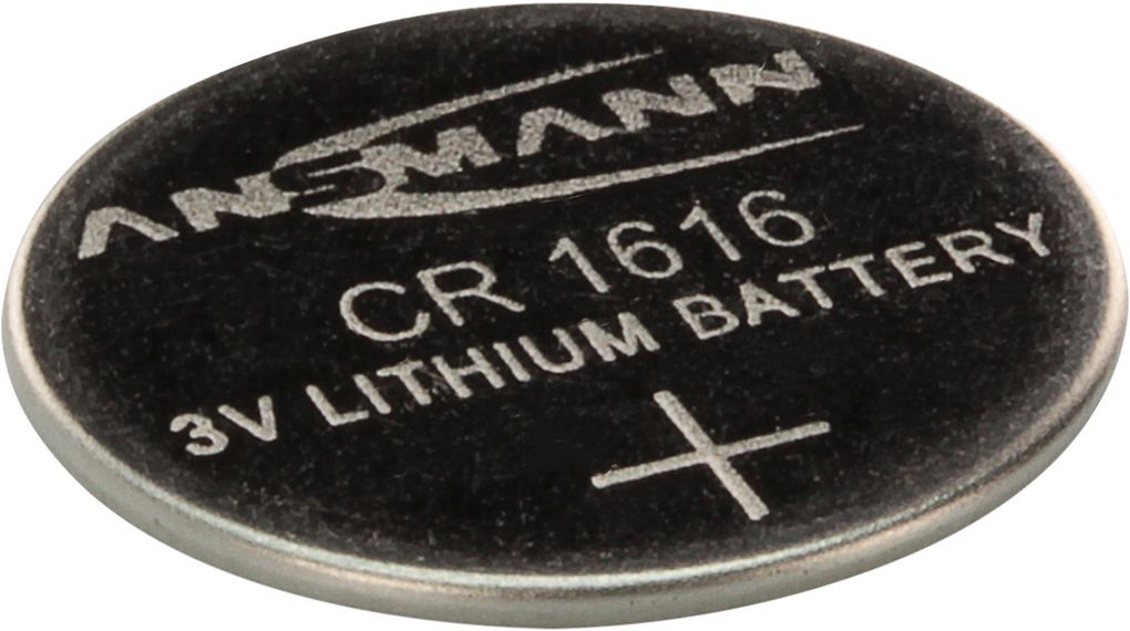 Knopfzellen-Batterie, Lithium-Mangan-Dioxid, CR1616, 3V, 55mAh