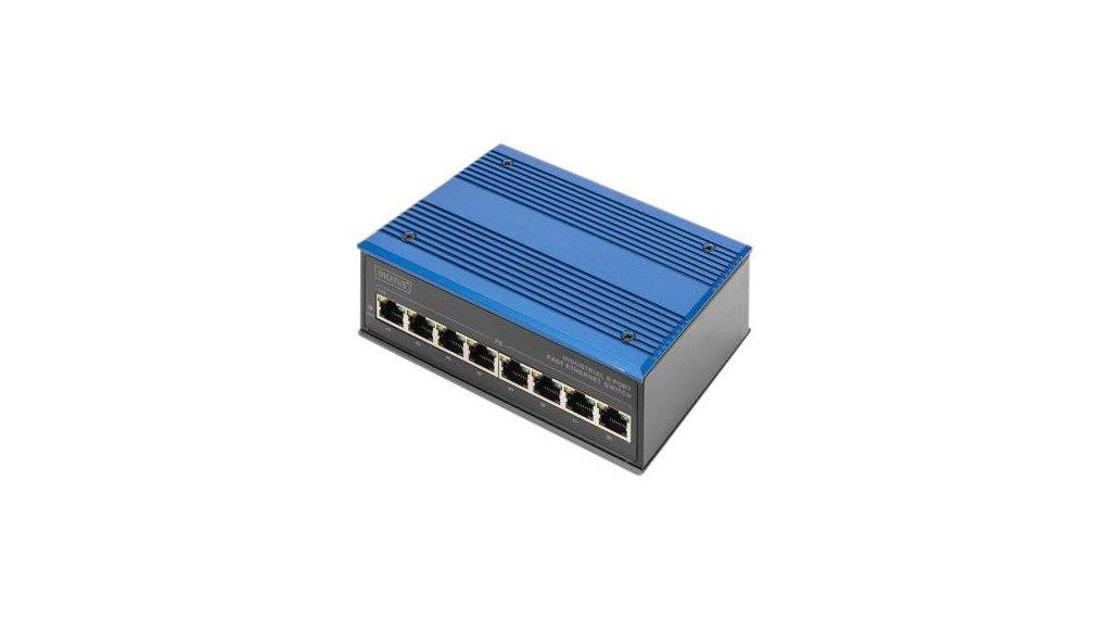 Ethernet-kapcsoló, RJ45 portok 8, 100Mbps, Nem felügyelt