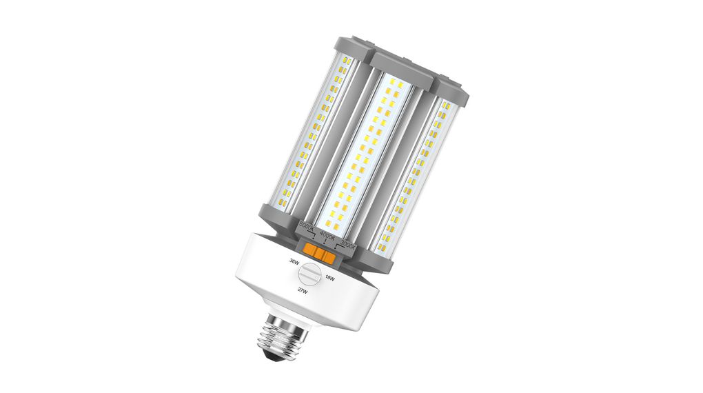 LED-lamppu 36W 260V 5000K 5200lm E27 208mm