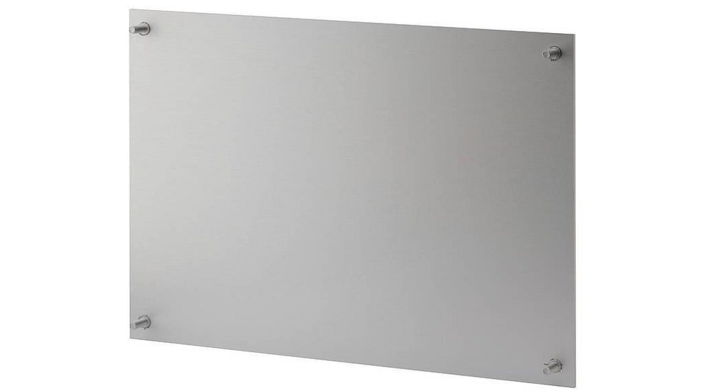Frontplatte 168mm Aluminium Natur