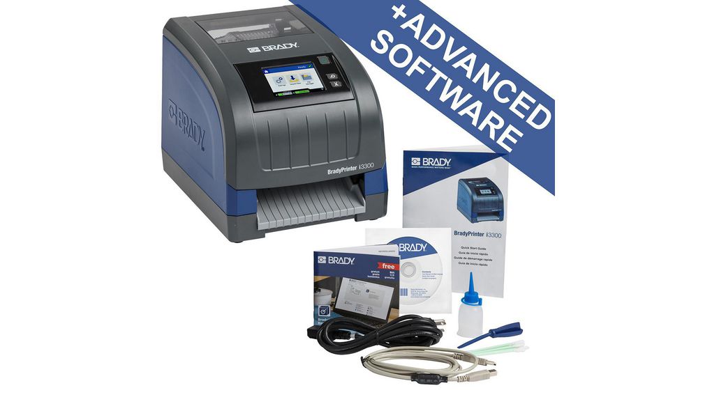 Industriële etikettenprinter met werkstation, wifi-model, SFID-suite, 101mm/s, 300 dpi