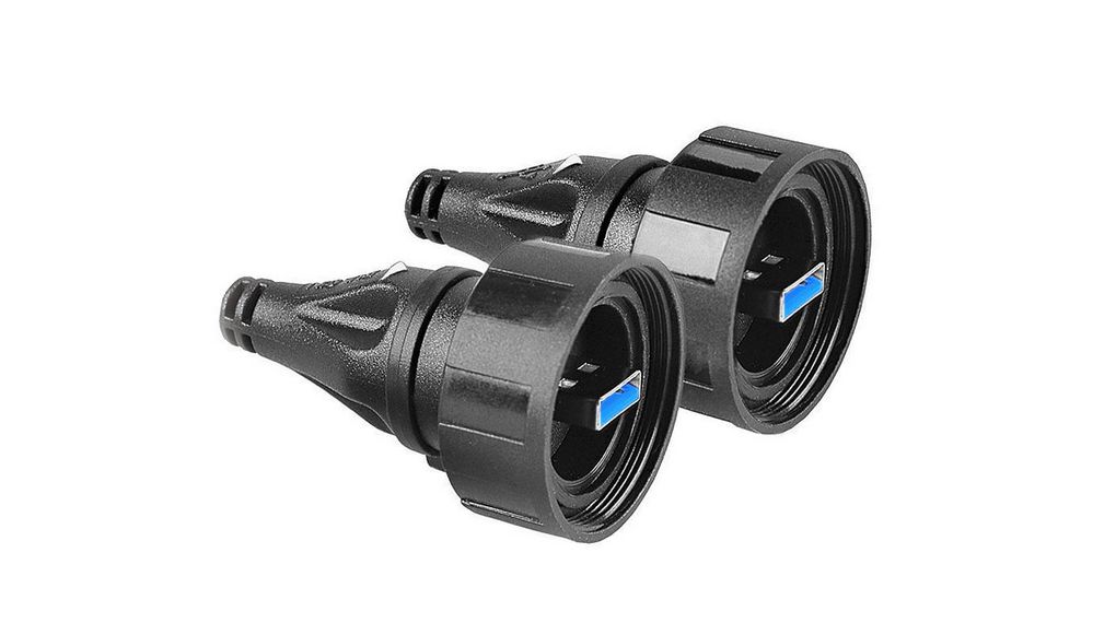 Cable, USB-A Plug - USB-A Plug, 3m, USB 3.0, Black