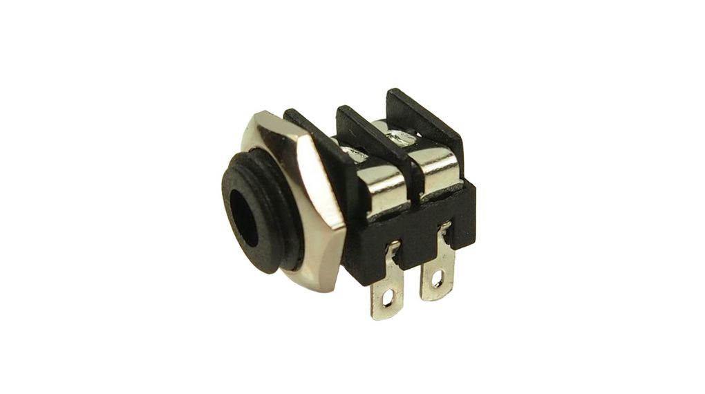 Klinkenbuchse, Buchse, Mono, Rechter Winkel, 3.5 mm