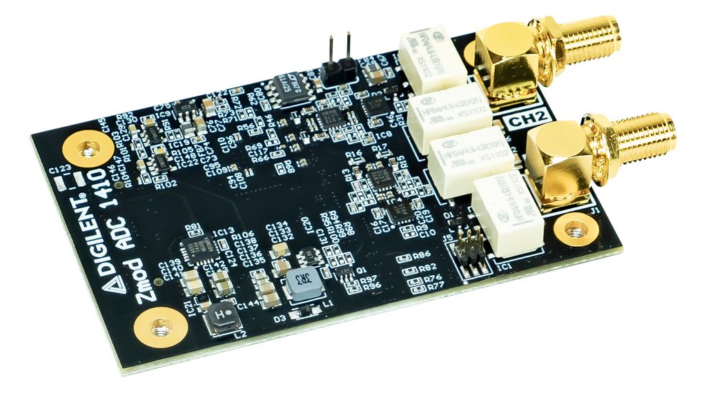 Module convertisseur analogique-numérique Zmod ADC 1410 à double canal 14 bits, compatible avec SYZYGY