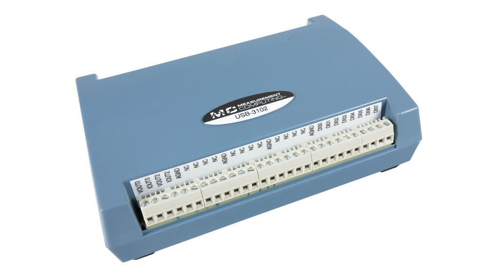 Dispositif de sortie analogique de tension et de courant MCC USB-3102, 4 canaux, 16 bits