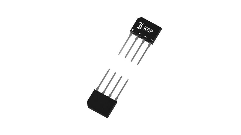 KBP210G Diotec Bridge Rectifier, 700V, 1.2A Distrelec International