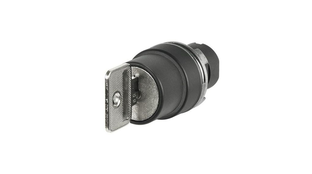 Keylock Switch Actuator, 2 Positions Latching Function Keylock Black IP65 EAO 46 Series