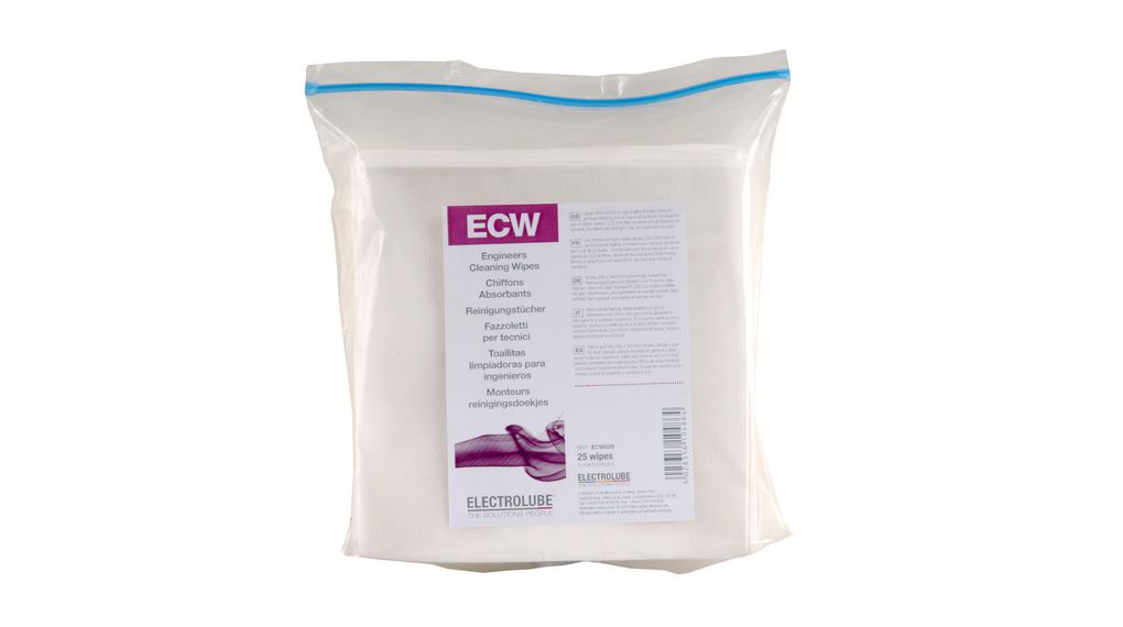 Engineering Cleaning Wipes, Pack of 25 pieces