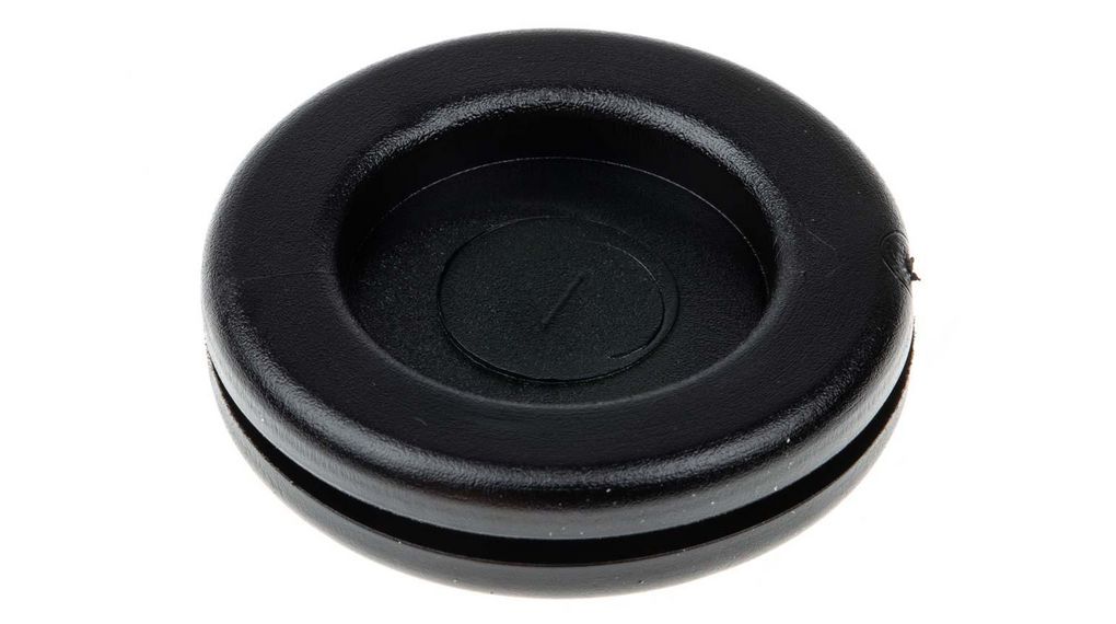 SES Sterling DG Black PVC 28mm Cable Grommet for Maximum of 21mm Cable Dia. 01330355010