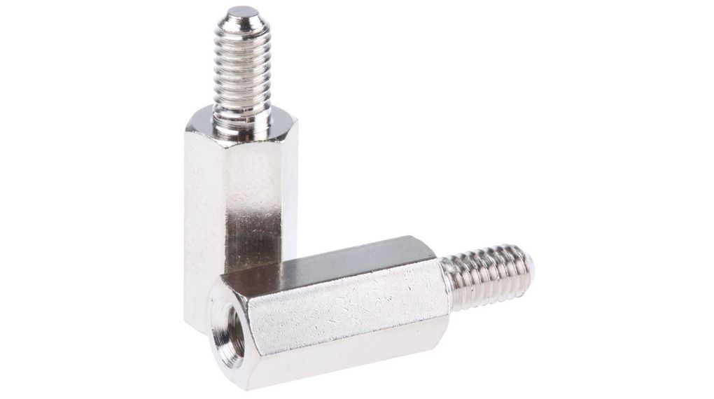 M4 Thread Posts HTSB-M4-15-7-2 | Essentra Standoff, M4 Thread, 15mm Body, Brass, Male ...