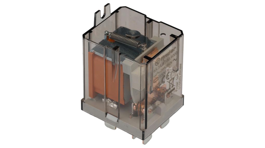 Finder Flange Mount Power Relay, 230V ac Coil, 20A Switching Current, SPDT