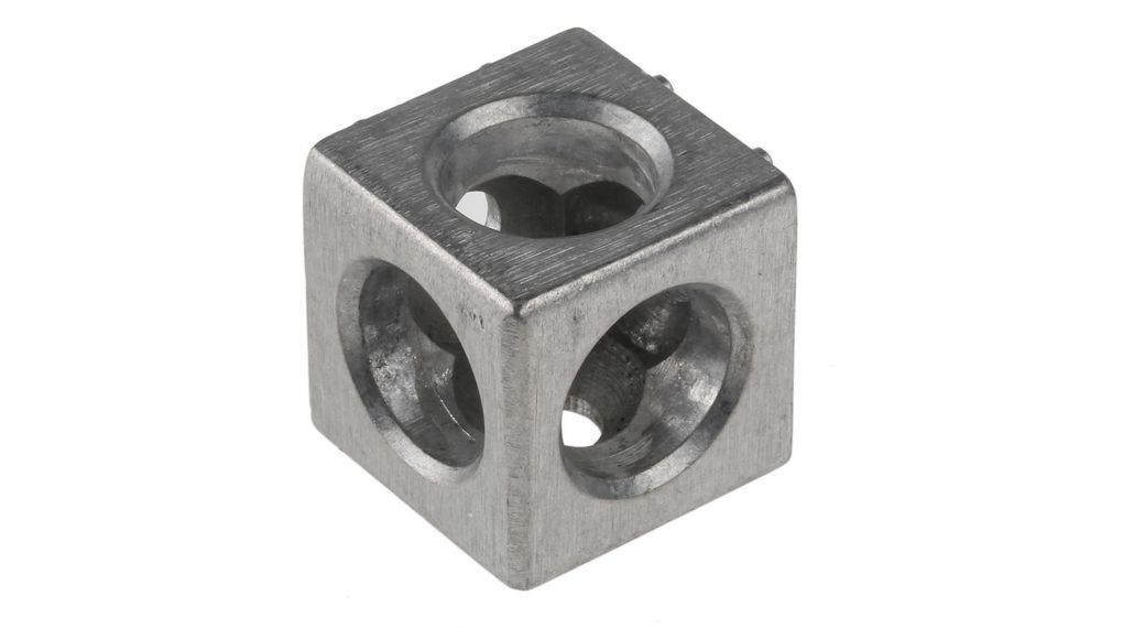 Bosch Rexroth M6 Corner Cube Kit, Connecting Component, Strut Profile 30 mm, Groove Size 8mm