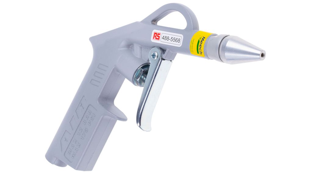 12bar Air Blow Gun, 1/4in Air Inlet (BSP)