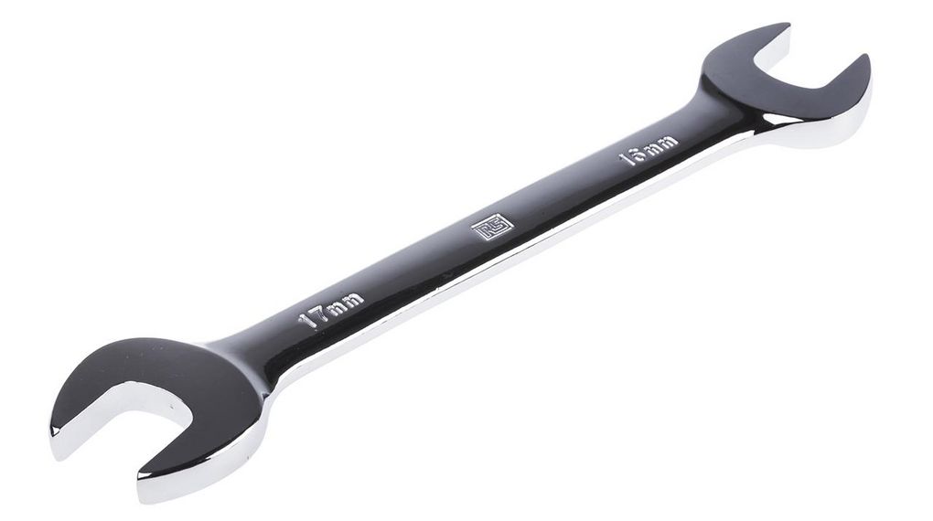 Double Ended Open Spanner, 16mm, Metric, Double Ended