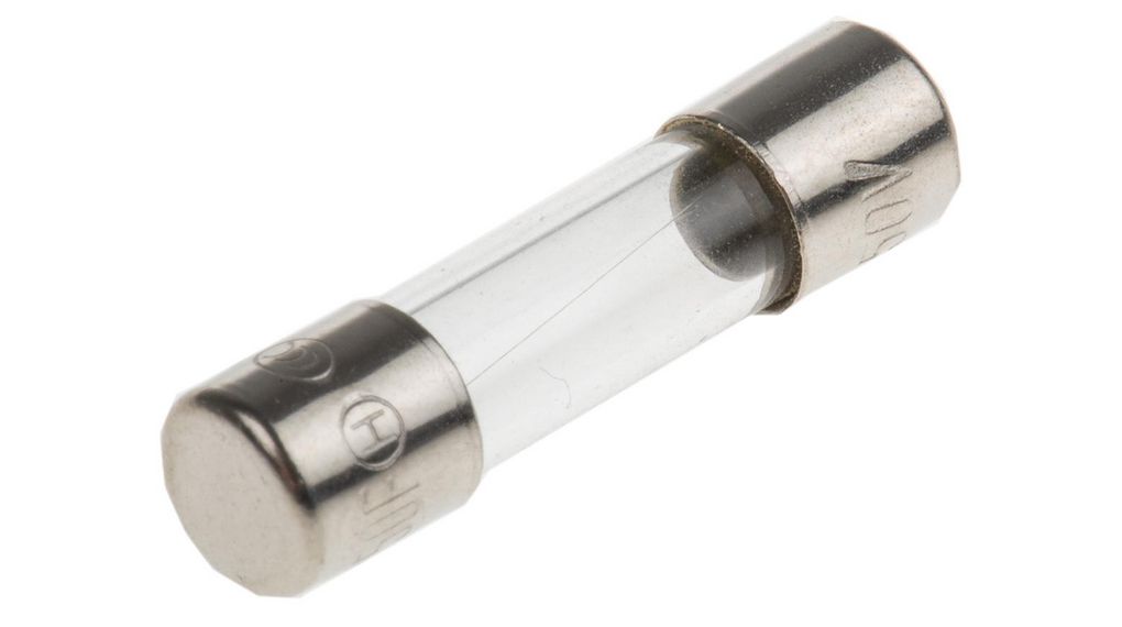 250mA F Glass Cartridge Fuse, 5 x 20mm, Packung à 10 Stück