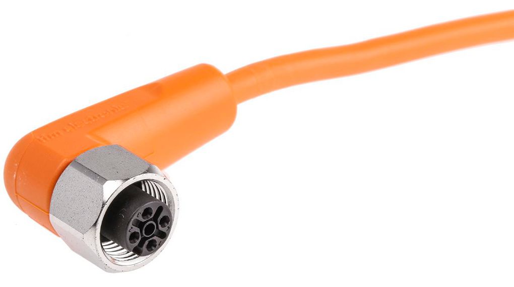 Kabelsatz, M12-Buchse - Offene Enden, 5 Leiter, 2m, IP67, Orange