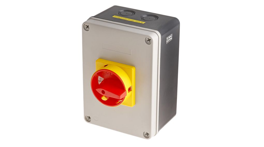 3P Pole Panel Mount Isolator Switch - 80A Maximum Current, 37kW Power Rating, IP65 Panelfäste