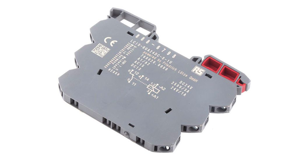 Relay Module Elfa 8886798 | RS PRO Interface Relay, DIN Rail Mount, 24V dc Coil, SPDT, 1 ...