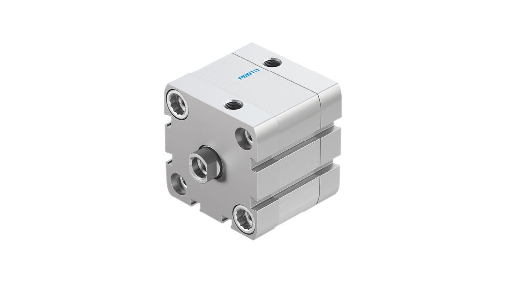 Compact ISO Cylinder, Double Acting, 15mm, Bore Size 50mm, G1/8"