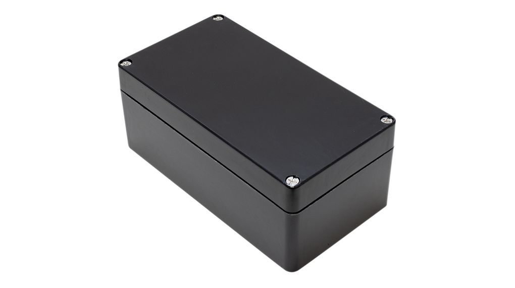 Waterdichte GRP-behuizing 1590 120x220x90mm Zwart Polyester IP66