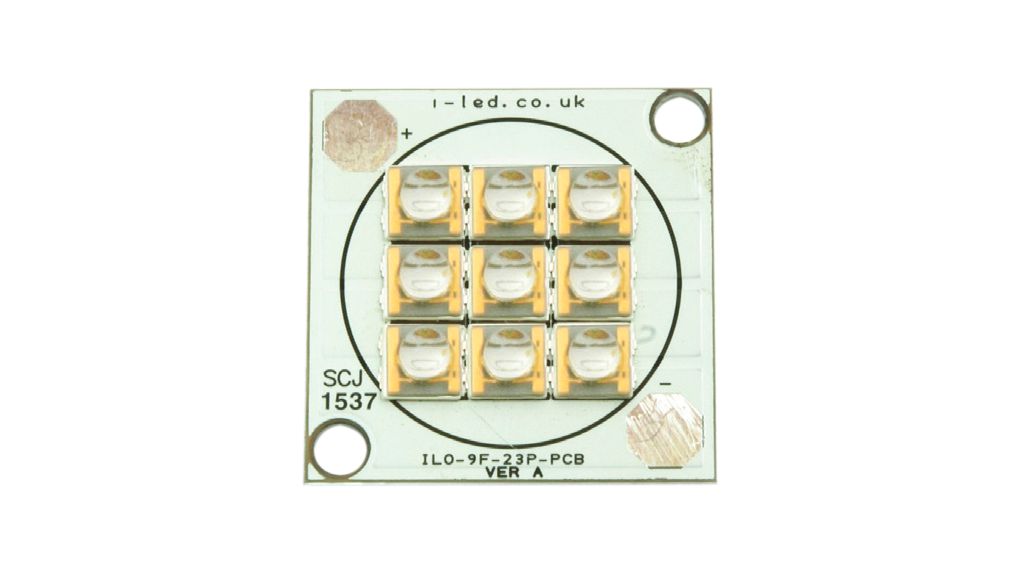 UV LED Array Board 320nm 22.5V 1A 540mW 60° SMD