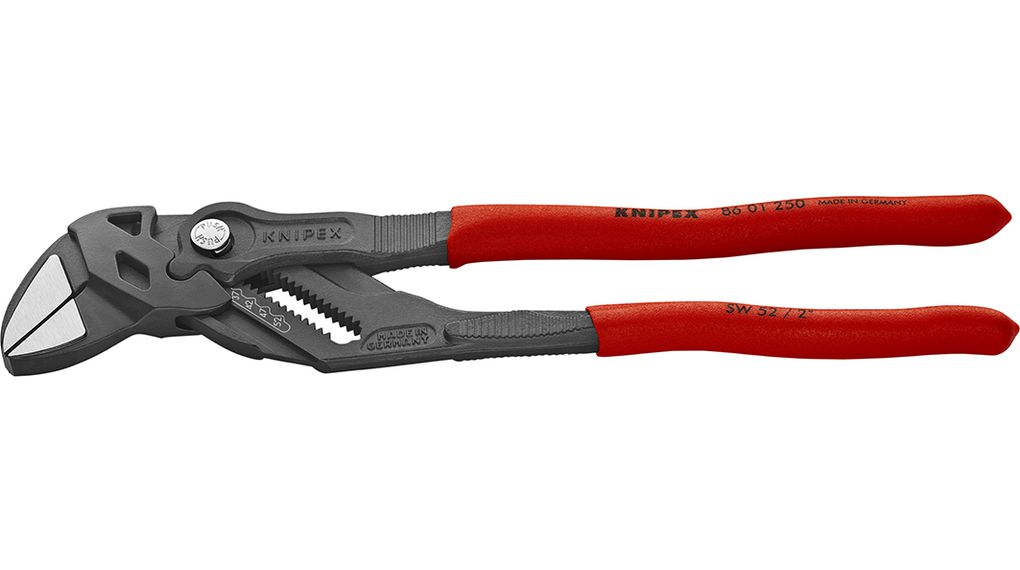 Water Pump Pliers, Parallel Jaw, Push Button, 52mm, 250mm