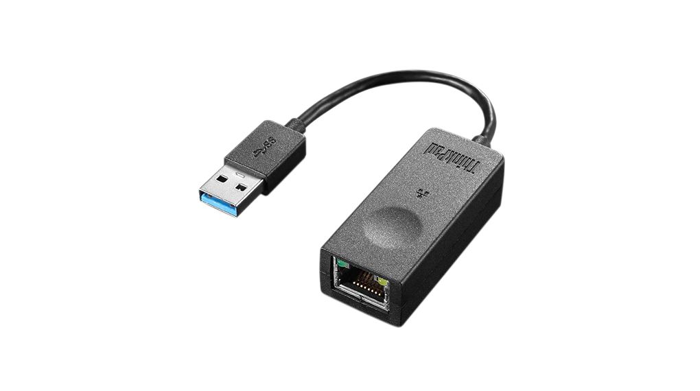 USB-verkkosovitin, 1Gbps, USB-A-pistoke - RJ45-naarasliitin