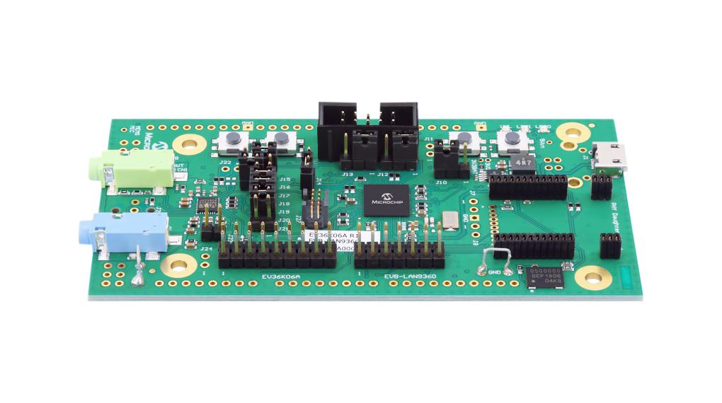 LAN9360 Audio-over-Ethernet AVB-evaluatieboard